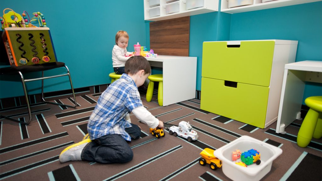 Salle d'attente pour enfants